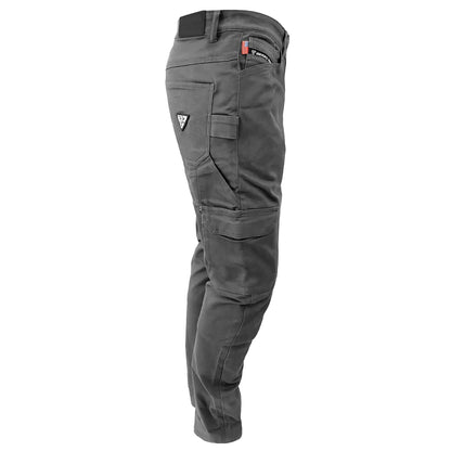 Cargo Pants - Solid Gray with Level 1 Pads