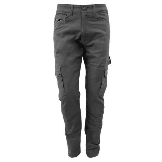 Cargo Pants - Solid Gray with Level 1 Pads